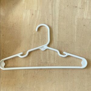 White Plastic Hanger